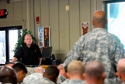 Puckett returns to Strike to push ethics