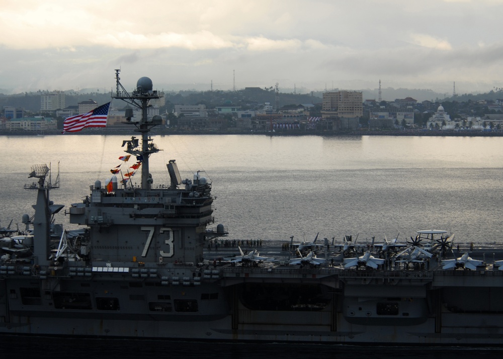 USS George Washington in the Pacific
