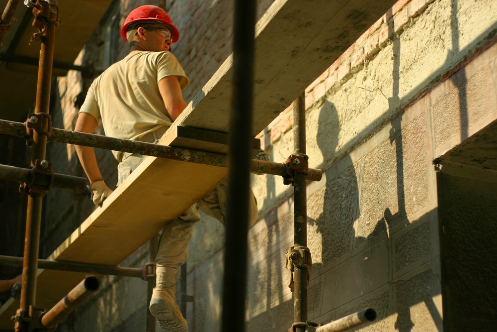 Ohio National Guard engineers help refurbish school buildings throughout Serbia