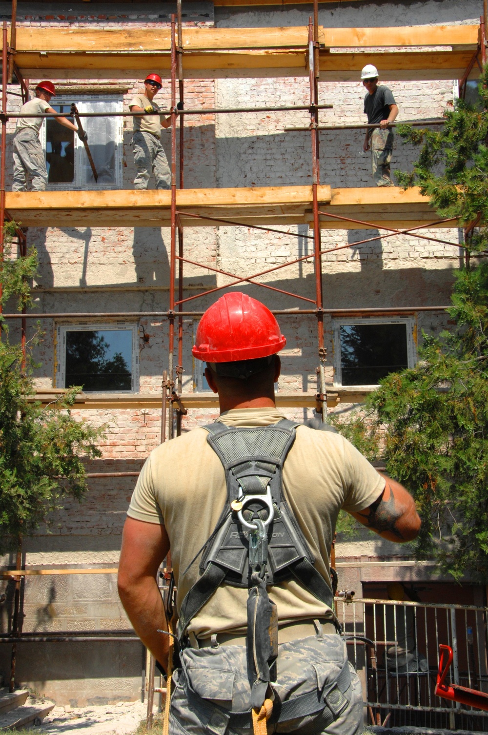 Ohio National Guard engineers help refurbish school buildings throughout Serbia