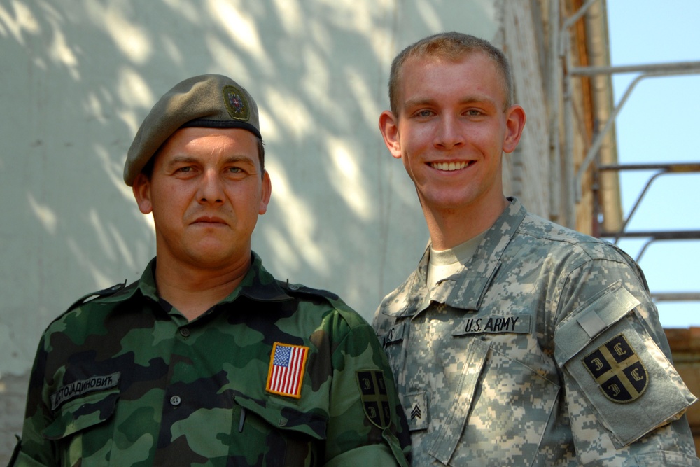 Ohio National Guard Engineers Help Refurbish School Buildings Throughout Serbia