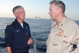 European Union Counter Piracy Commodore visits CTF 151