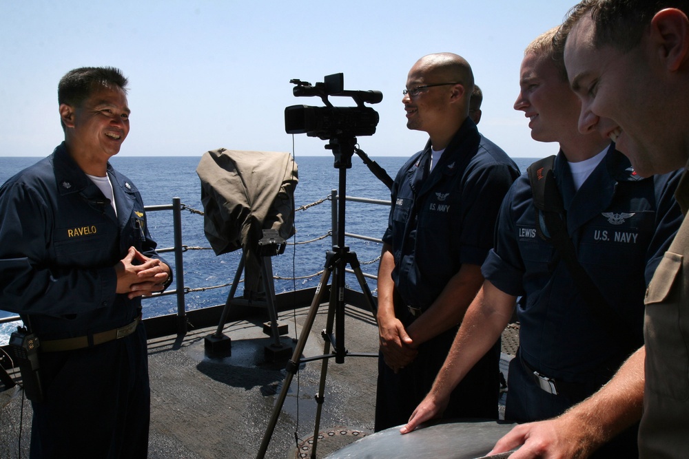 Navy commander talks about promotion