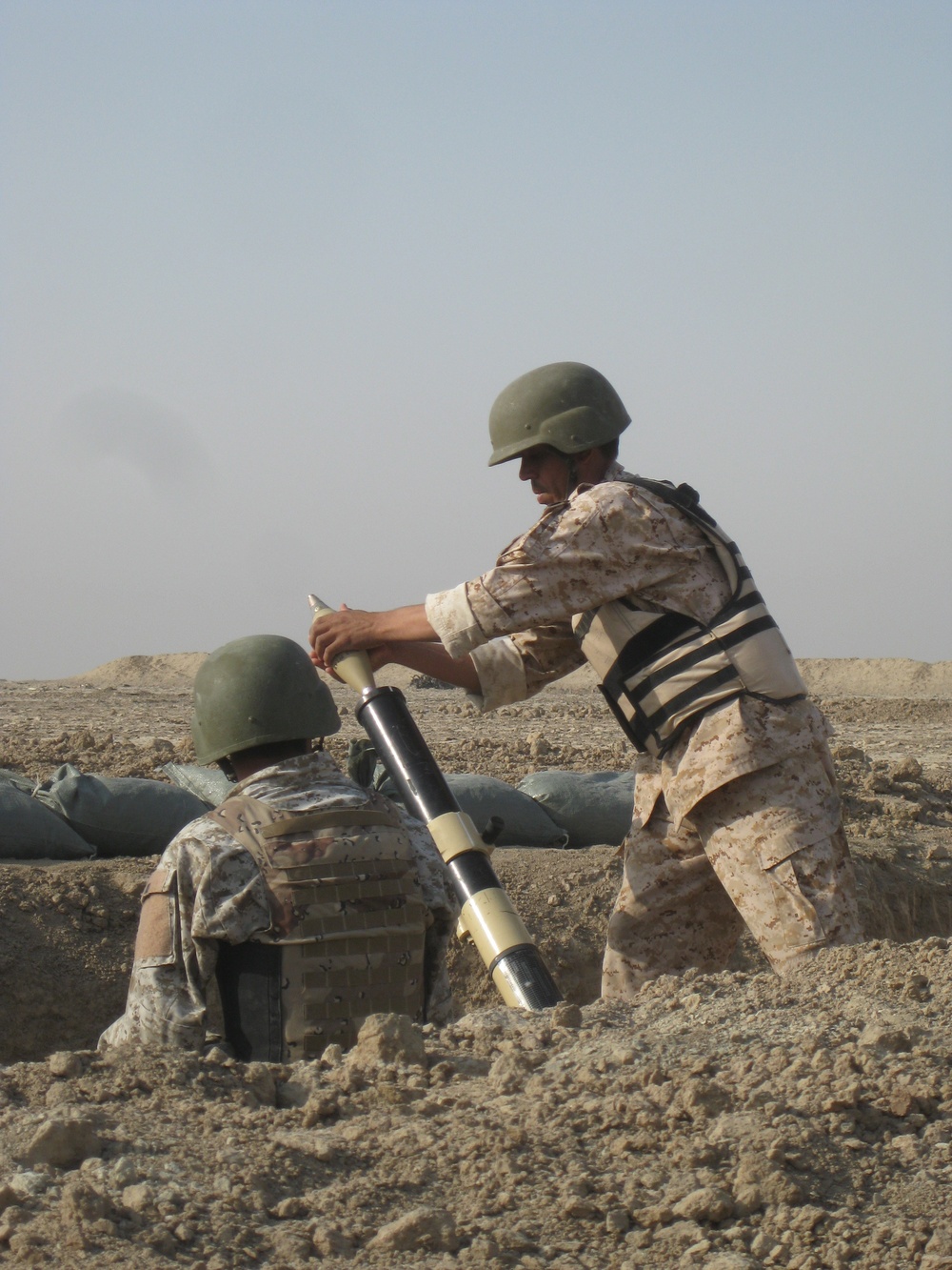 Iraqi Mortar Training