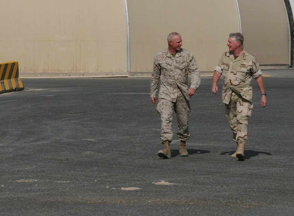 CNO visits 22nd MEU in Kuwait