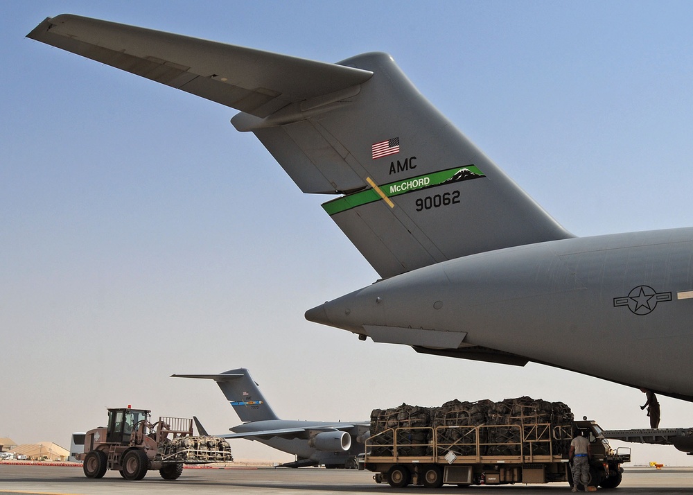 DVIDS - Images - Moving Cargo at the 386th Logisitics Readiness ...