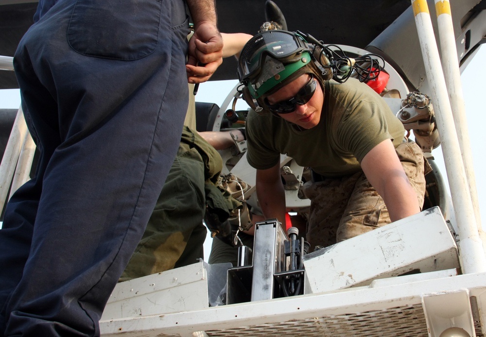 Conducting aircraft maintenance