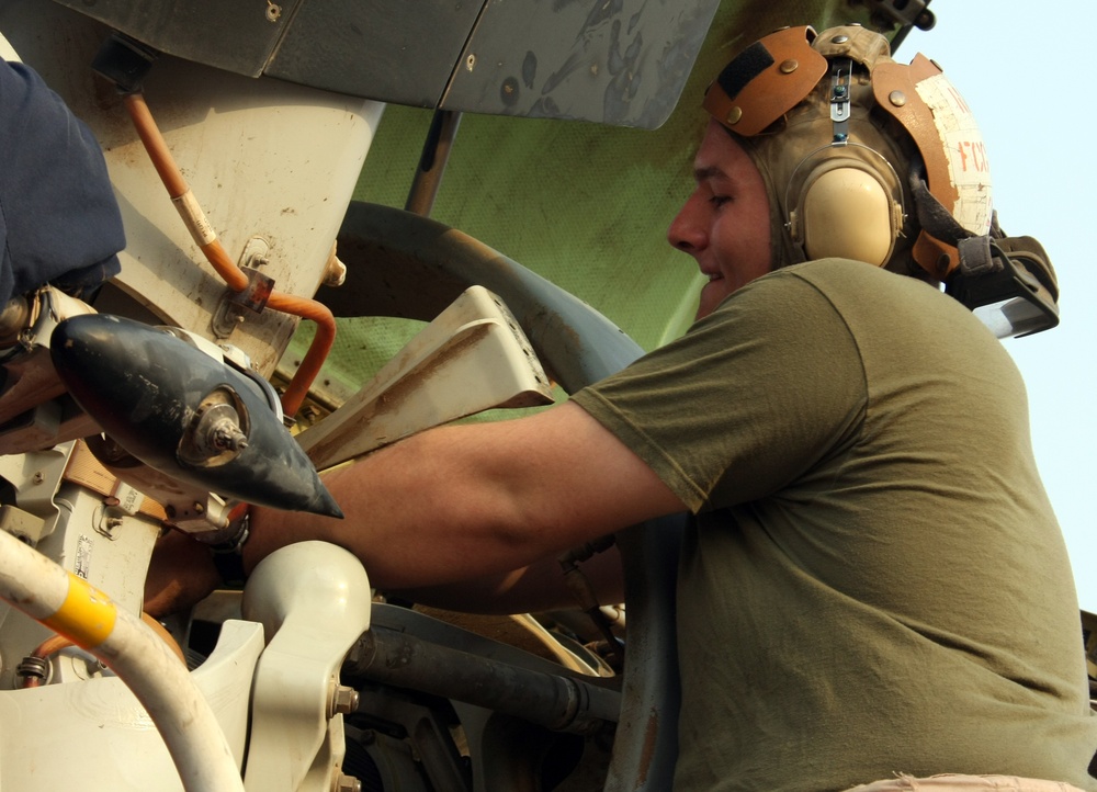 Conducting aircraft maintenance