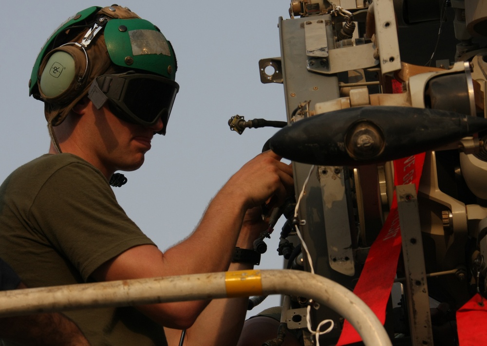 Conducting aircraft maintenance