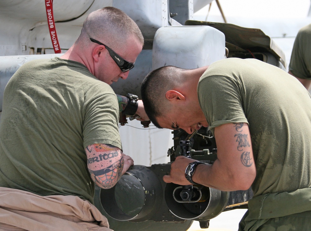 Conducting aircraft maintenance