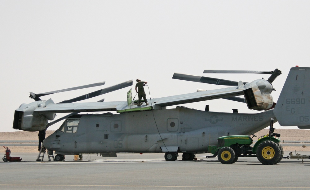 Conducting aircraft maintenance