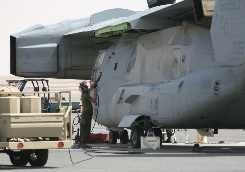 Conducting aircraft maintenance