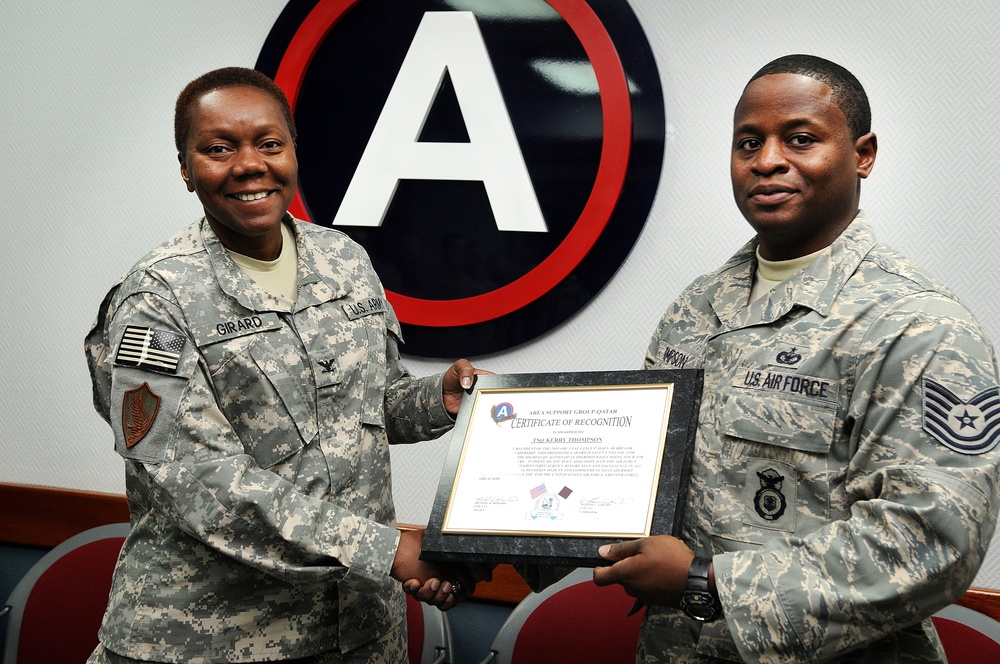 Airman Recognized for Earning Top Leadership Award