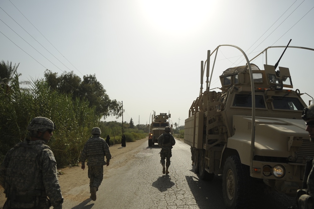 Route clearance convoy