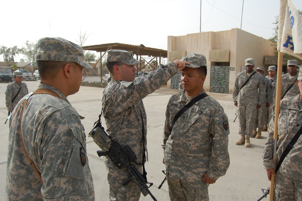 Congratualations to a new sergeant first class