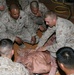 Marines learn, practice combat lifesaving techinques