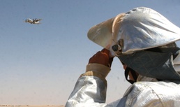 KC-130 Makes First Landing at Camp Dwyer