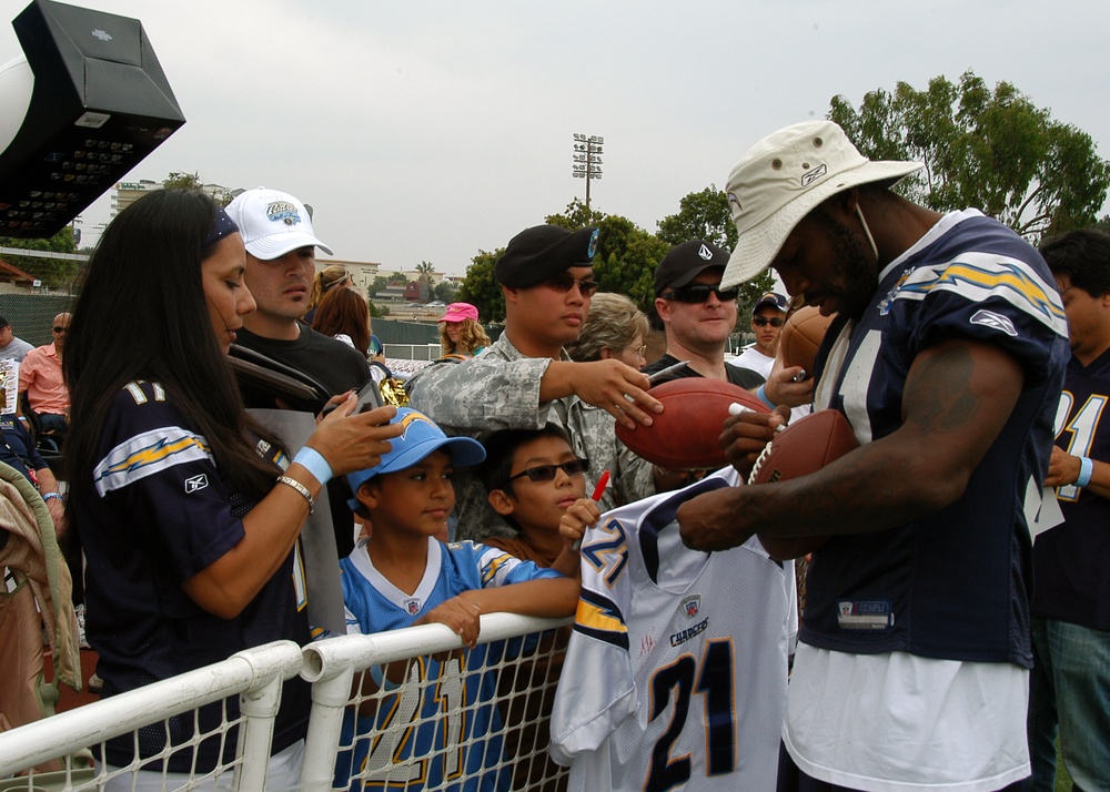 San Diego Chargers at Naval Base San Diego