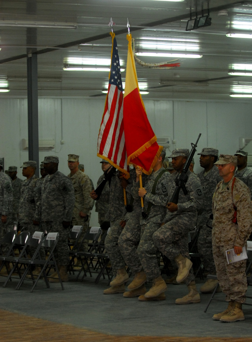 321st Sustainment Brigade cases colors