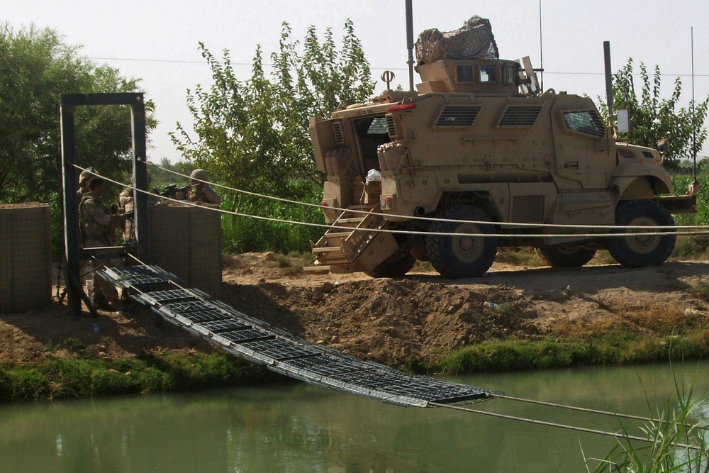 New Footbridge Eases Movement for Locals, Marines in Helmand.