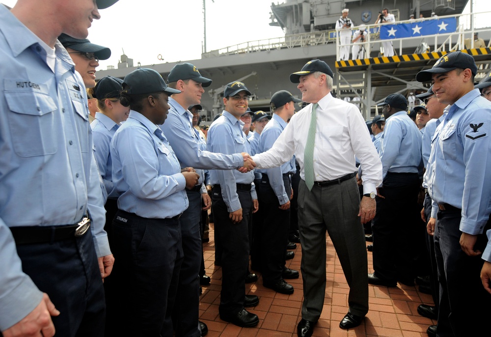 USS Blue Ridge in Korea