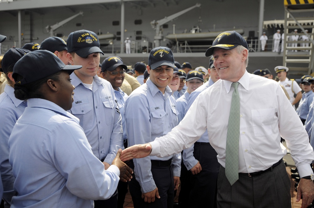 USS Blue Ridge in Korea