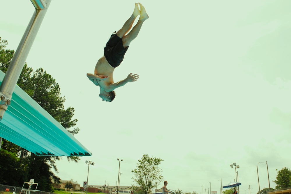 Lifeguards Make a Splash at Normandy Pool