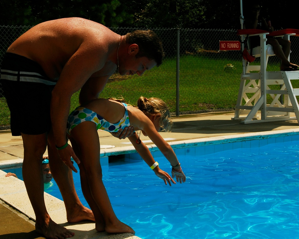 Lifeguards Make a Splash at Normandy Pool