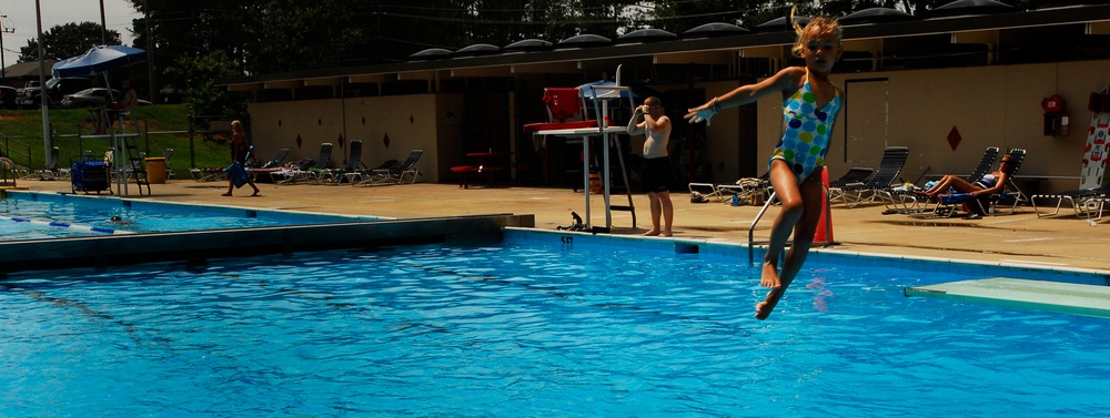 Lifeguards Make a Splash at Normandy Pool