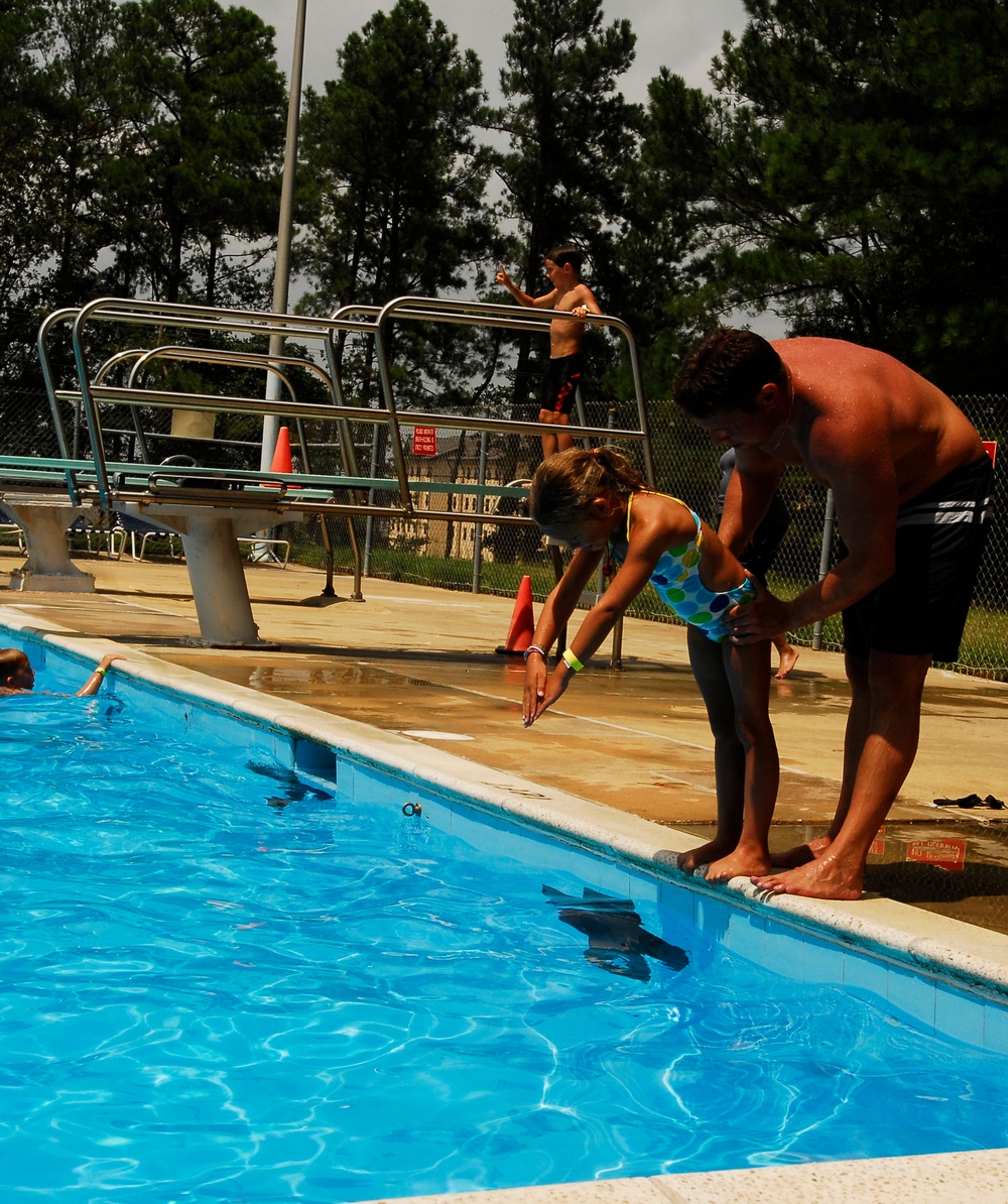 Lifeguards Make a Splash at Normandy Pool