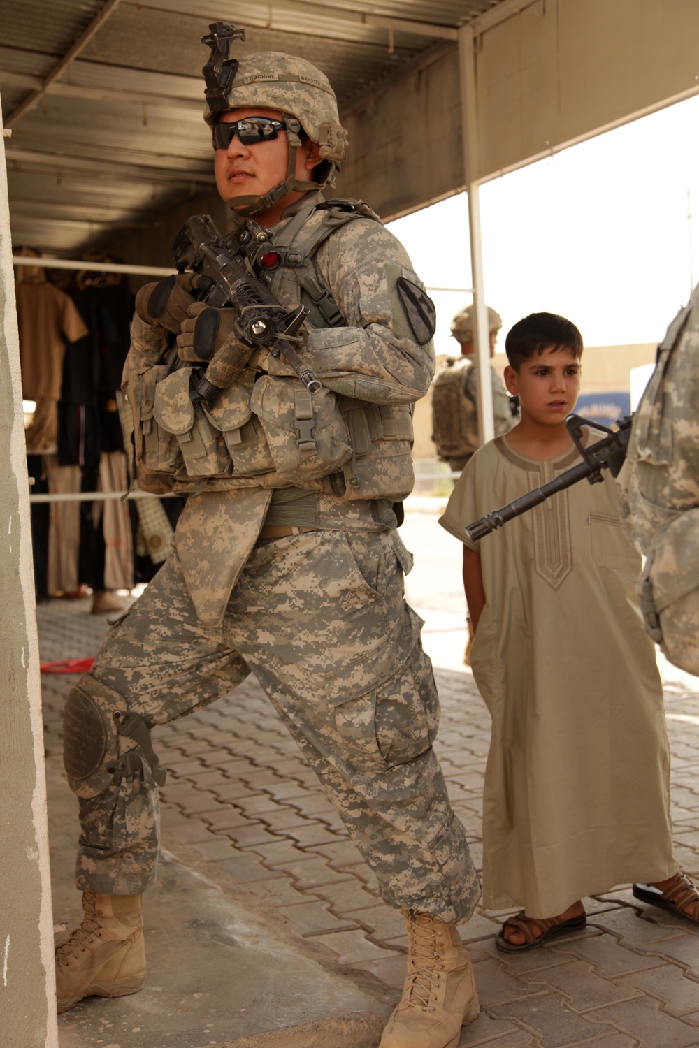 U.S. cavalrymen follow up on micro-grants given