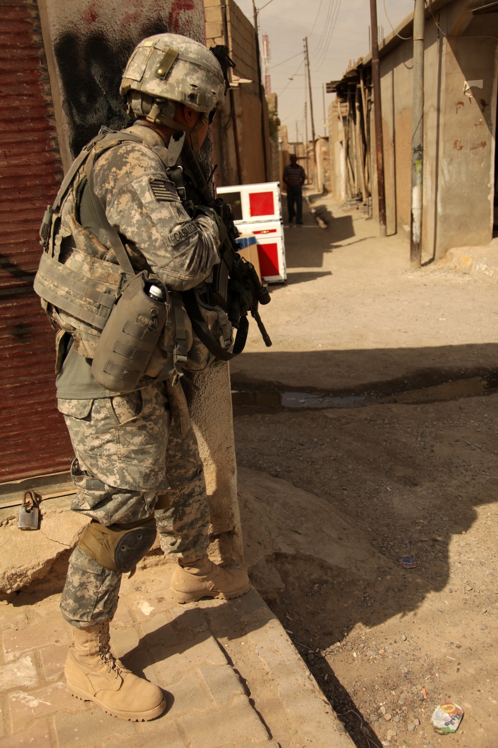 U.S. cavalrymen follow up on micro-grants given