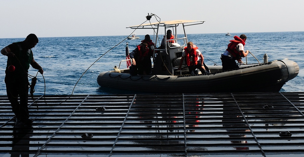 Well Deck on USS Bataan