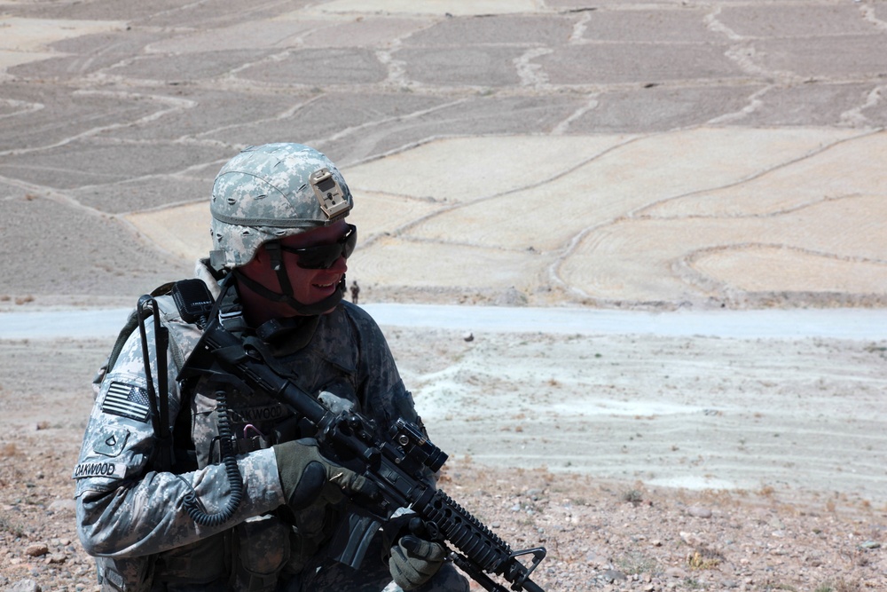 Dismounted Patrol and Construction in Logar Province