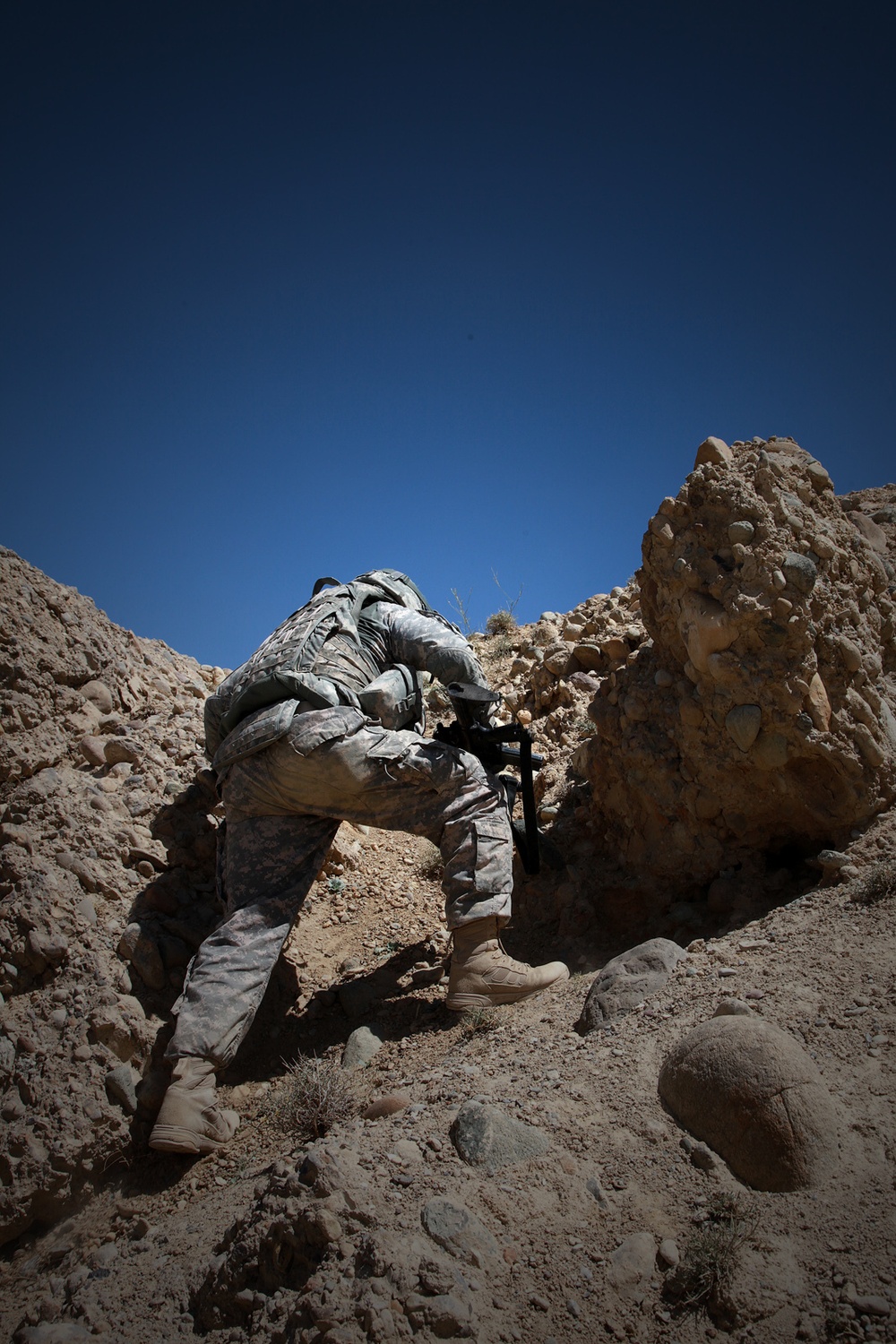 Dismounted Patrol and Construction in Logar Province