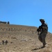 Dismounted patrol and construction in Logar province