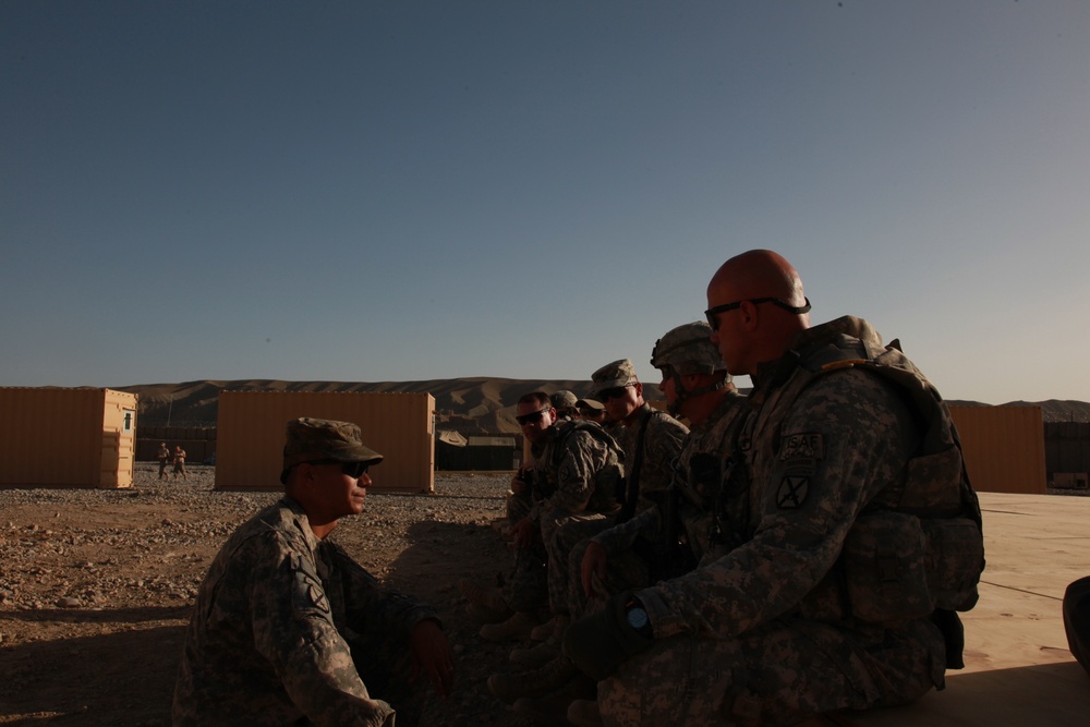 Dismounted Patrol and Construction in Logar Province