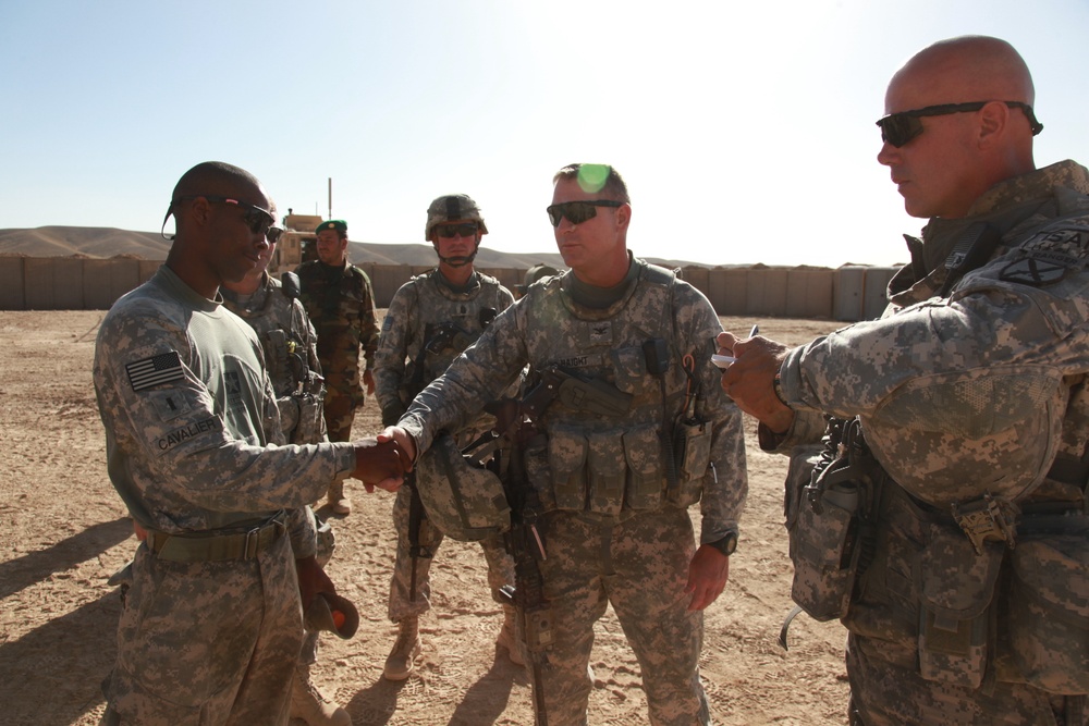 Dismounted Patrol and Construction in Logar Province