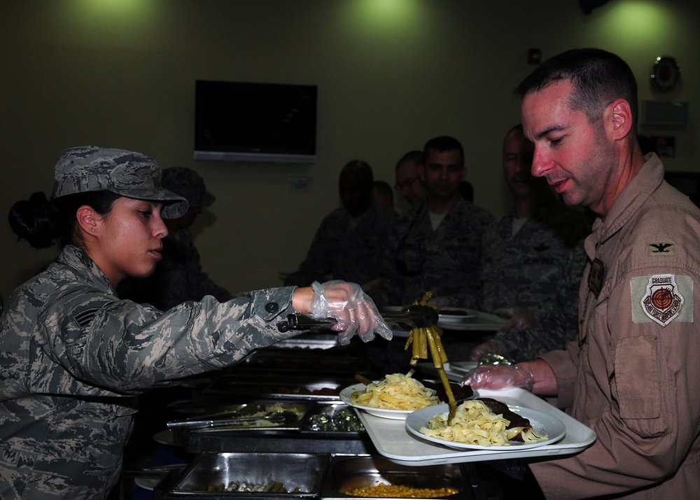 386th AEW Birthday Meal Celebration