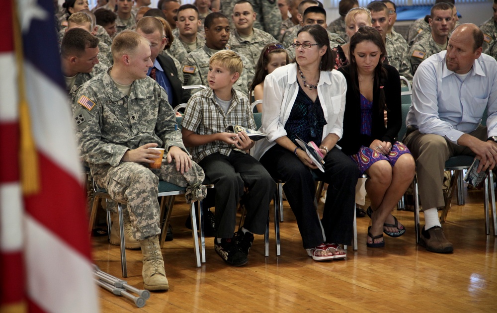 Spc. Evan Marcy Award Ceremony