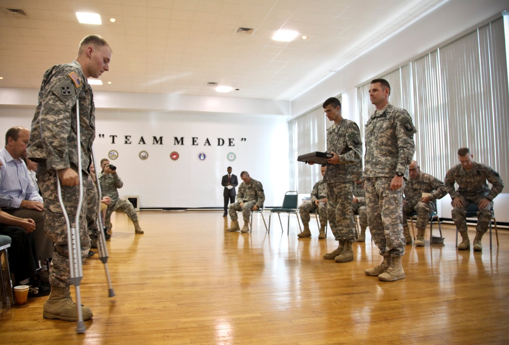 Spc. Evan Marcy Award Ceremony