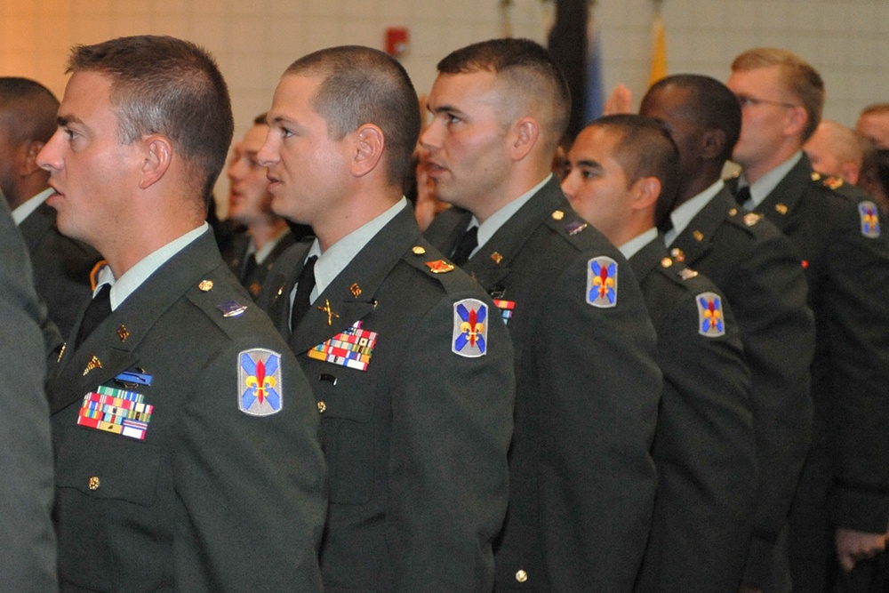 Louisiana Army National Guard Welcomes 25 New Officers