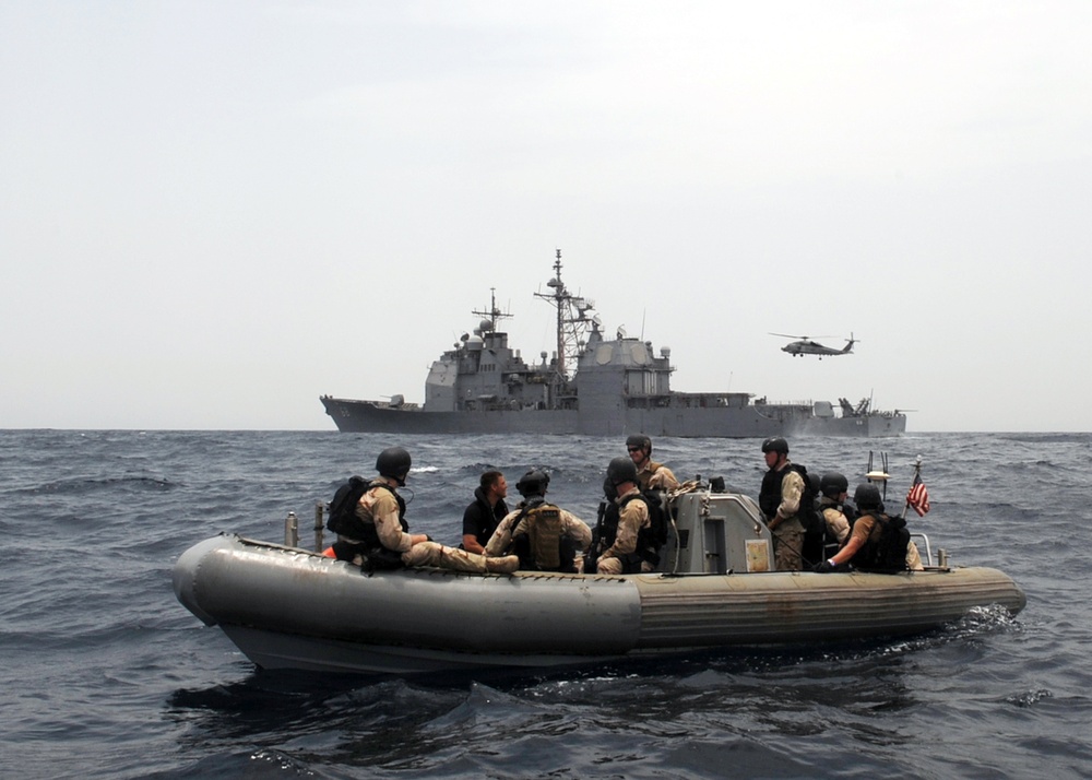 Investigating a Boat in the Gulf of Aden