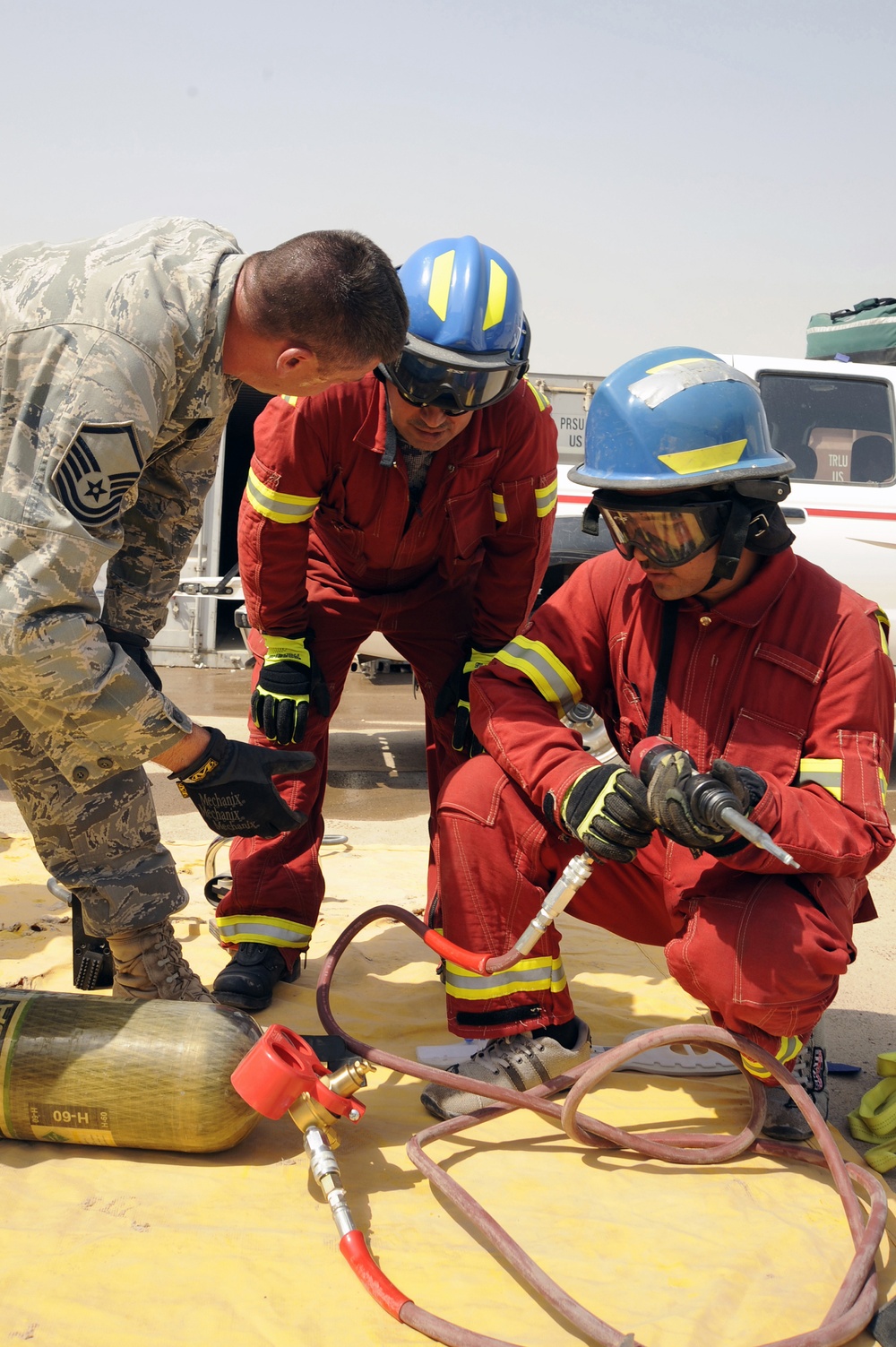 Airmen Ignite Iraqi Firefighter Training