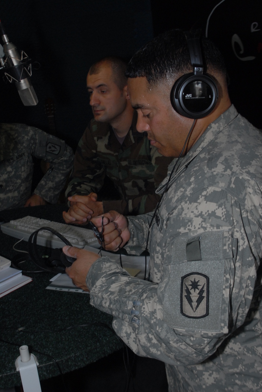KFOR DJs hit the Kosovo airwaves