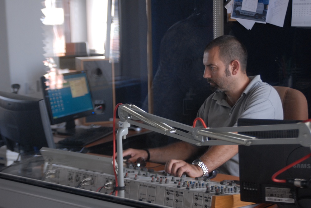 KFOR DJs hit the Kosovo airwaves