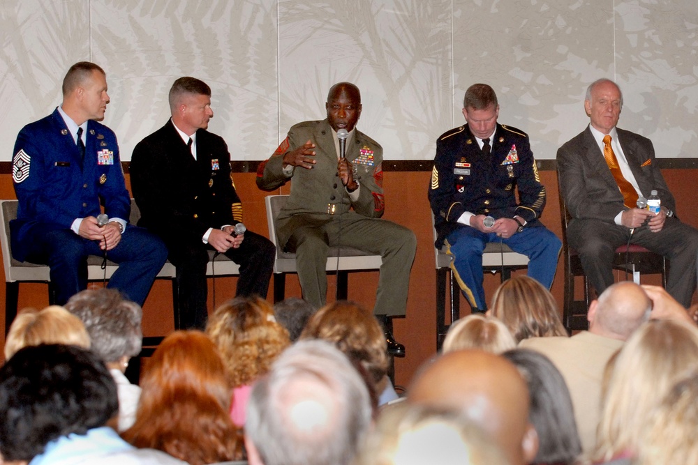 Services' top enlisted members discuss family support