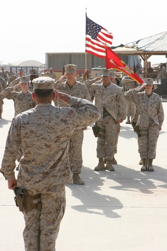 Iraq-based Marine unit undergoes significant reduction in size