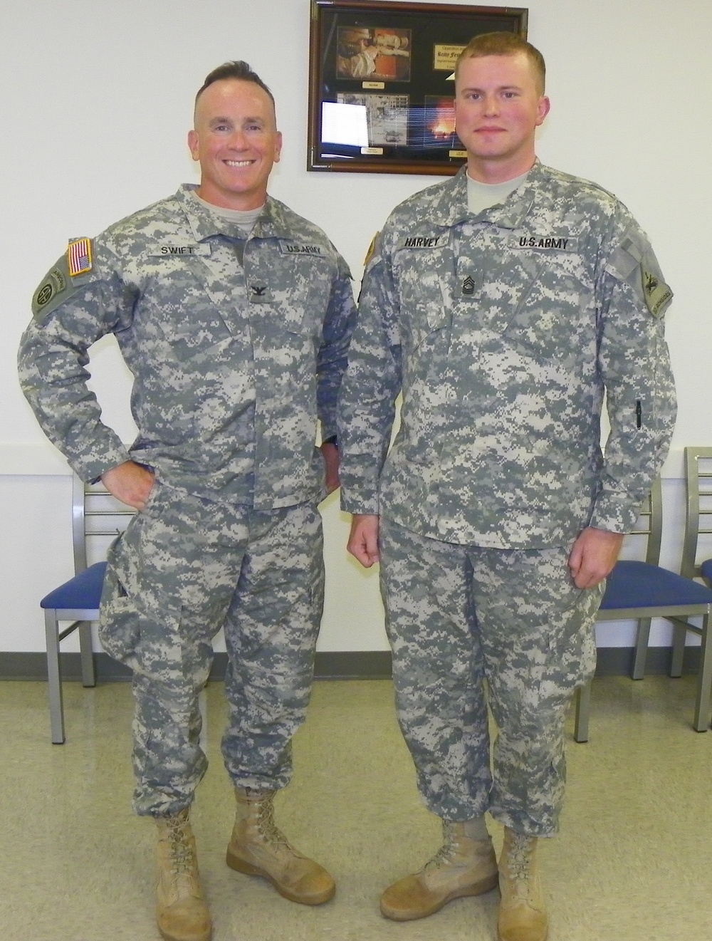 Sgt. 1st Class William Harvey promoted to master sergeant