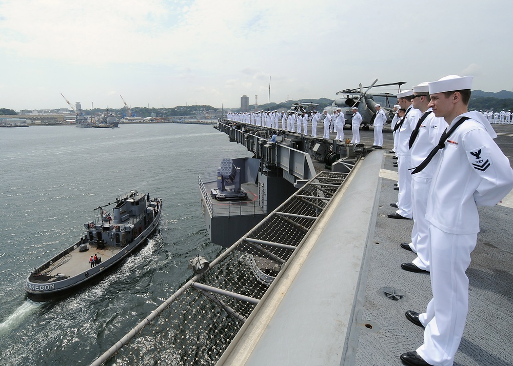 USS George Washington returns to Japan